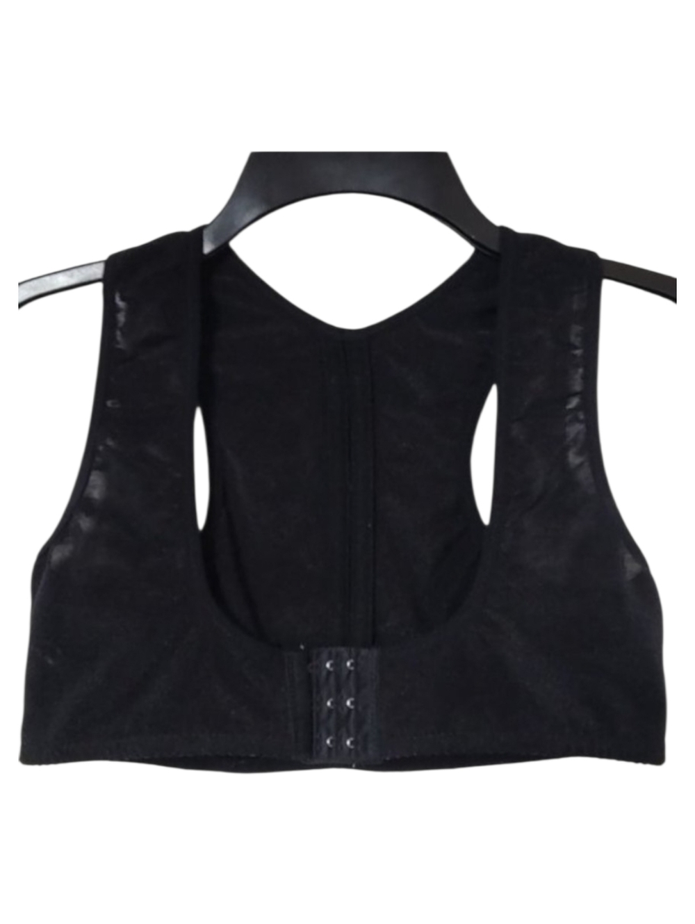 Joyshaper Breast Support Womens Size Large Black Posture Bra Shapewear Underbust